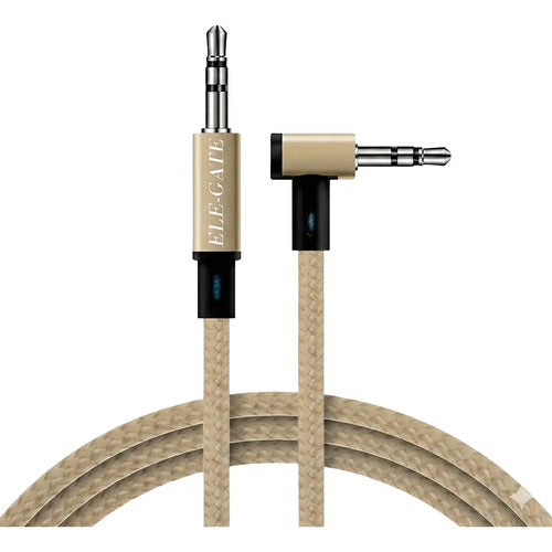 Cable De Audio Jack De 3 5mm Con Ángulo Recto Alta