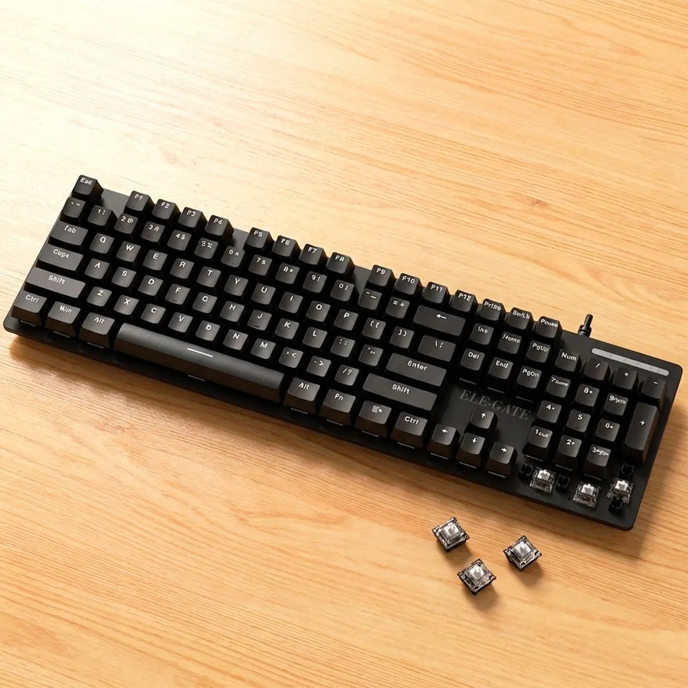 Teclado Mecánico Ele-gate Rgb 105 Teclas Usb