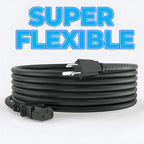 Cable De Alimentación Para Monitor, Cpu, Impresora, Tv Ele-gatewi.62 De 1m De Largo