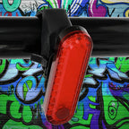 Luz Led Roja Para Bicicleta Impermeable Y Con Cuatro Modos