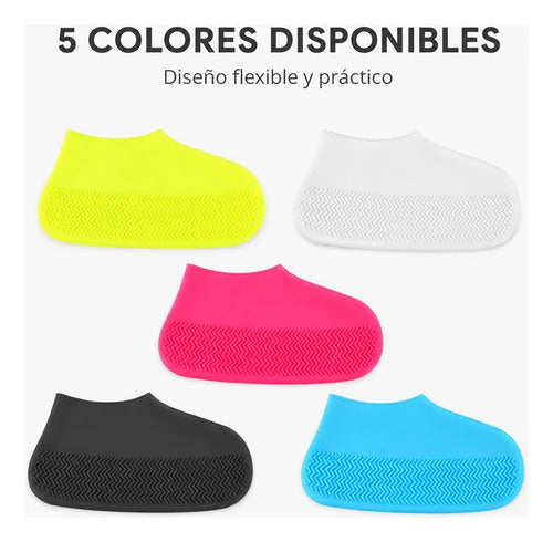 Cubrezapatos De Silicona Talla S Impermeables Y Gris 21