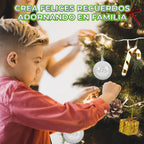 Set De Adornos Navideños Incluye Mini Santa Claus Y 7