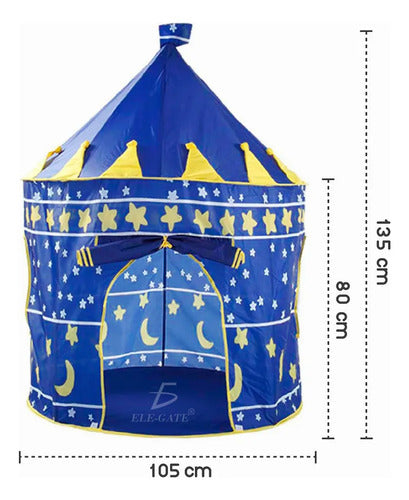 Tienda De Campaña Castillo Portátil Para Niños Diversión Y