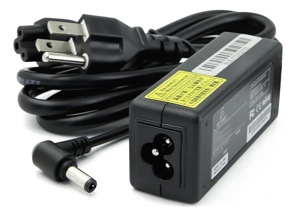 Cargador 19v 1.58a Compatible Con Toshiba Mini Negro