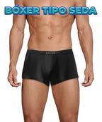 Bóxer de seda de hielo para hombre - 5XL negro M