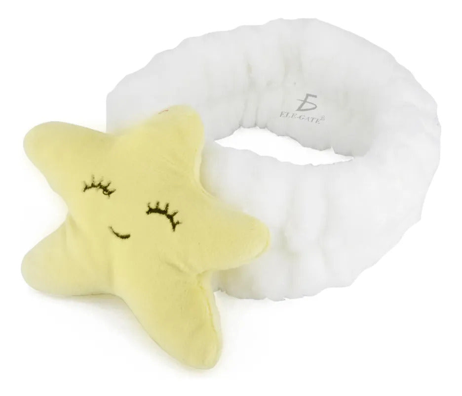 Diadema para cabello afelpada belleza estrella