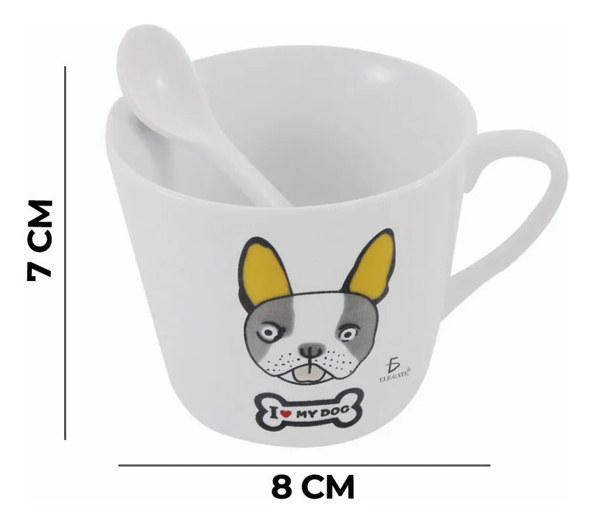 Taza De Cerámica Con Dibujos De Perro Diseños De Moda