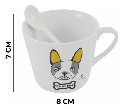 Taza De Cerámica Con Dibujos De Perro Diseños De Moda