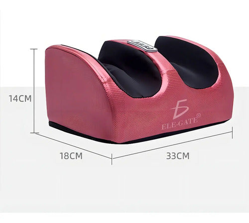 Masajeador Eléctrico De Piernas, Pies Y Brazos Shiatsu Rodillo Color Rojo