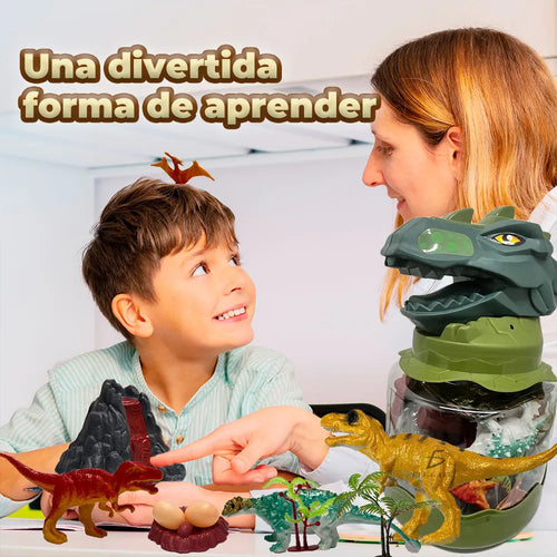 Almacenamiento En Forma De Cabeza De Dinosaurio Con