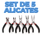 Juego De 5 Alicates Para Hacer Joyas De Punta Redonda