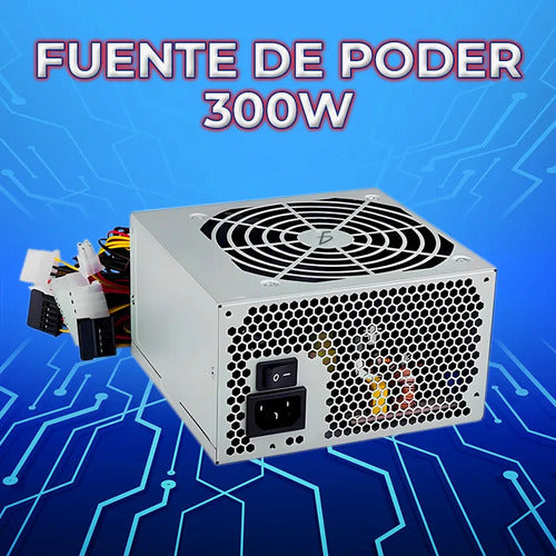 Fuente De Alimentación Ele-gate Para Pc Con Ventilador