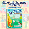 Libro mágico infantil para colorear alfabeto divertido