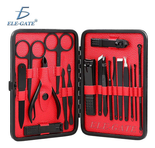 Kit De Cortauñas Profesional 24 En 1 Con Set De Agujas Para