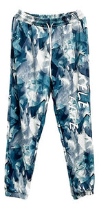 Joggers Tie Dye Con Cinta Ajustable Morado L