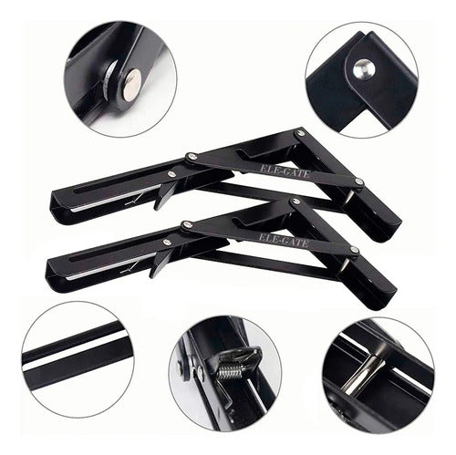 Soporte Ménsula Brazo P Repisa Abatible Plegable 12