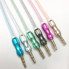 Cable Auxiliar Audio 3.5 Metalico 3 Metros