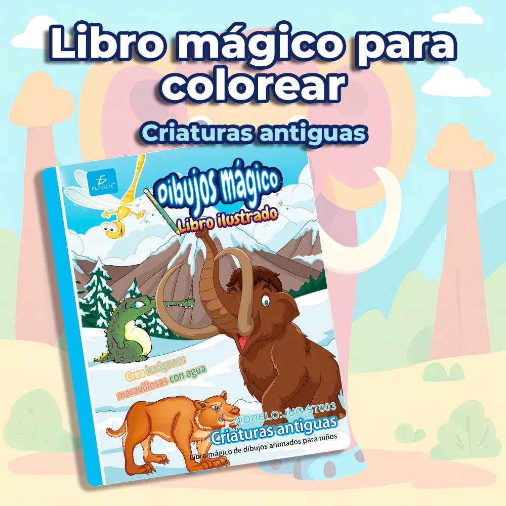 Libro Infantil Para Colorear Animales Prehistóricos