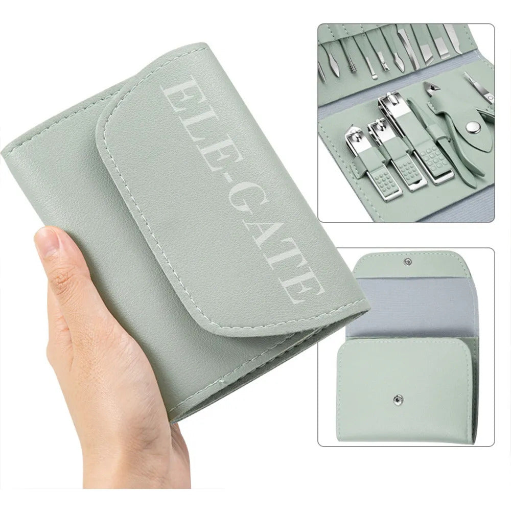 Set De Cortaúñas Profesional Para Manicura Y Pedicura
