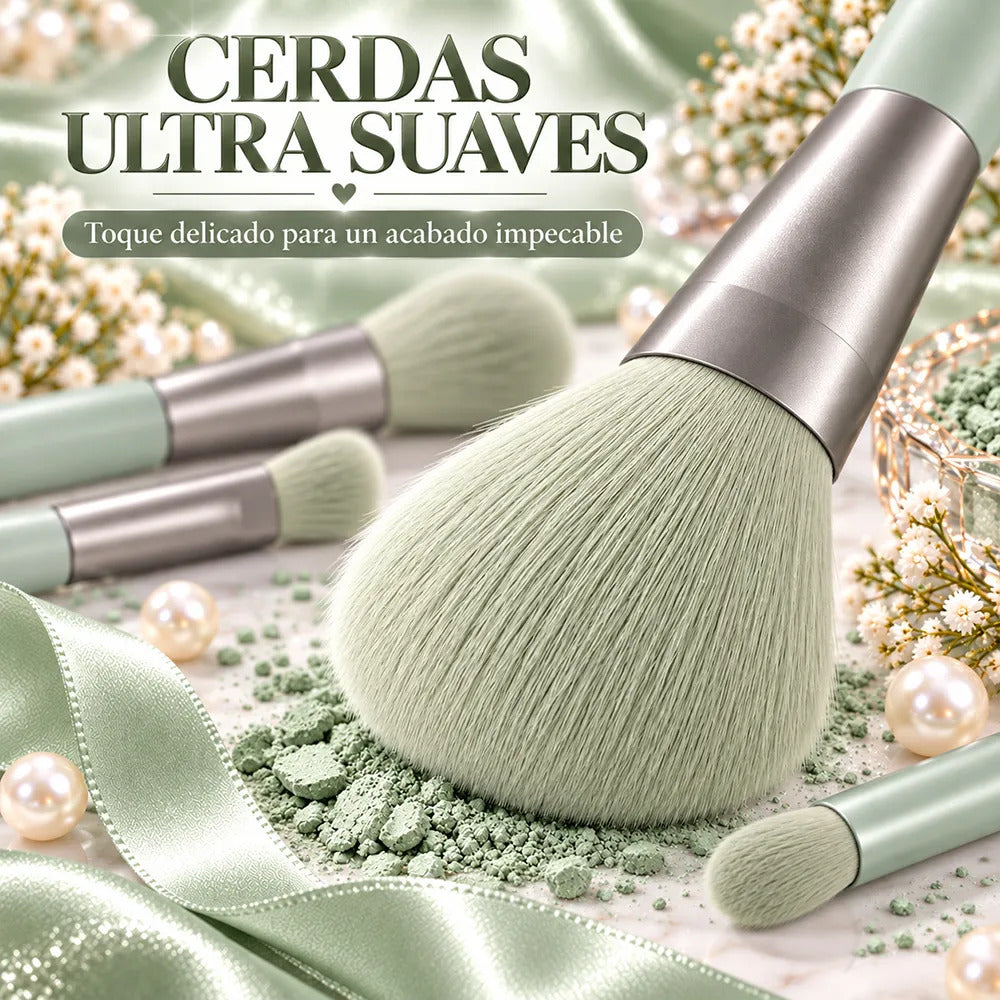 Juego De 8 Brochas De Maquillaje Profesionales Para