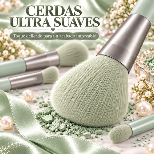Juego De 8 Brochas De Maquillaje Profesionales Para