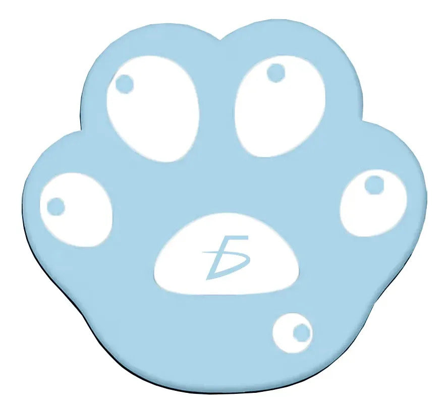Mouse pad huella de oso alfombrilla de ratón para juegos azul