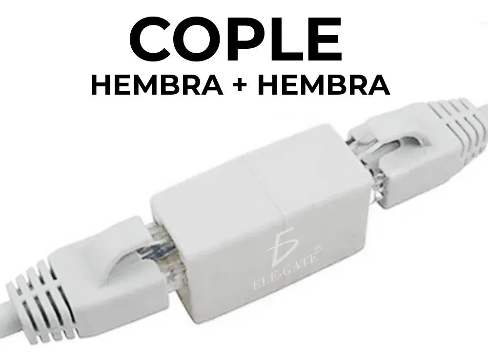 Cople Modular Intellinet Rj45 Utp Cat5e Hembra Hembra