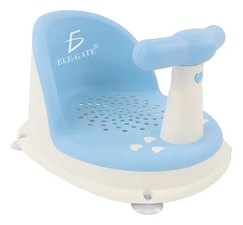 Asiento Baño Para Bebé Con Respaldo Y Ventosas Antidesliz
