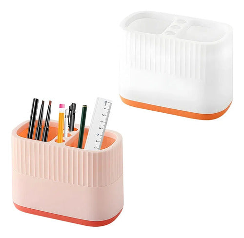 Lapicera De Escritorio Kawaii Con Colores Divertidos Y