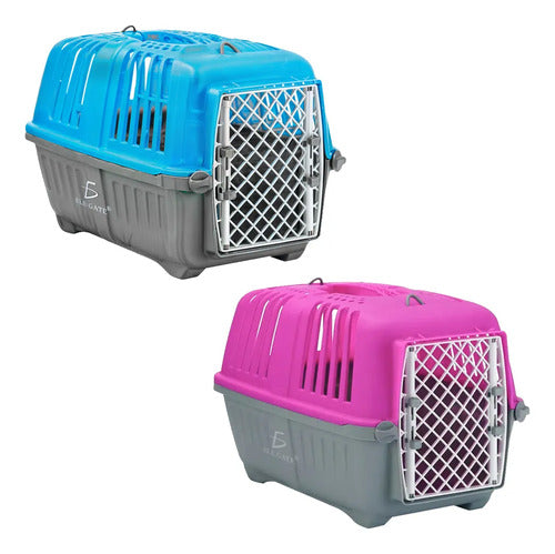 Caja Transportadora Para Mascotas Perro Y Gato 46x27x29 Cm