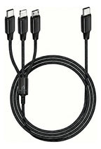 Cable dp carga rapida tipo C micro V8 para iPhone Lightning
