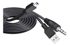 Cable Mini Usb V3 A Usb Y Jack 3.5mm De 1.5 Metros De Largo