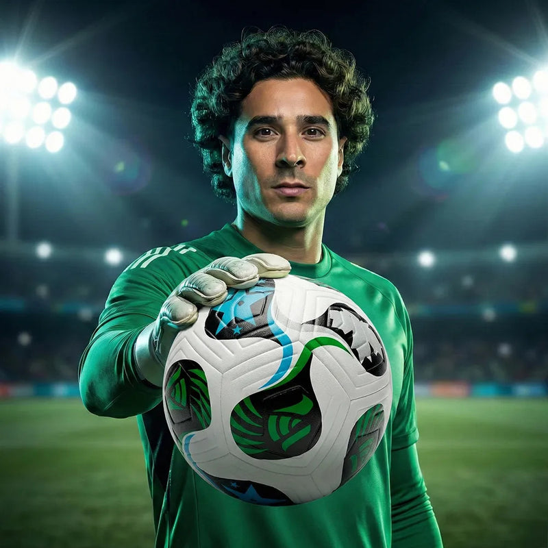 Balón de fútbol profesional no. 5 diseño mundialista blanco