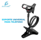Soporte Universal Flexible Celular Para iPhone Mesa Cama Blanco