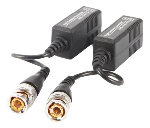 Balun Pasivo Utp Para Video Cctv Con Conector Bnc