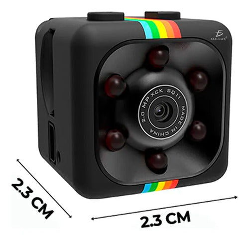 Mini Cámara Compacta Web.39 Negro