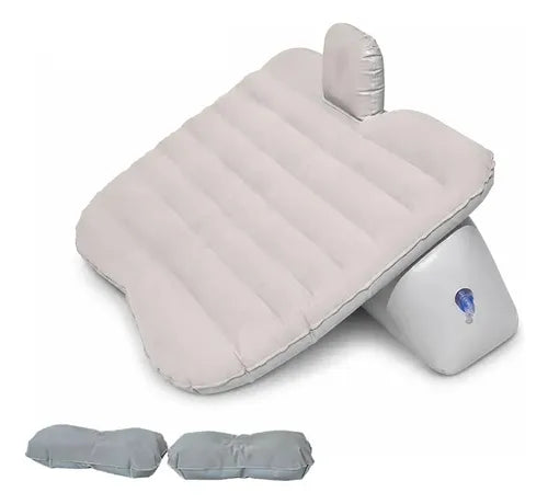 Cama Colchón Inflable De Coche Asiento Trasero Auto - Gris