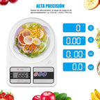 Báscula Digital Gramera Lcd De 1g A 5kg Máxima Precisión