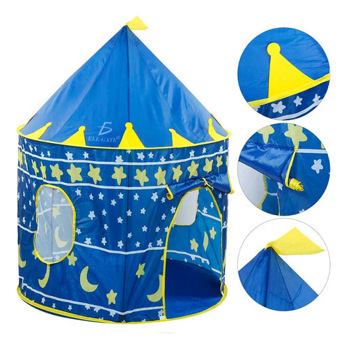 Tienda De Campaña Castillo Portátil Para Niños Diversión Y