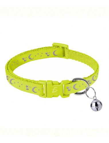 Collar Ajustable Con Cascabel Para Gatos Y Perros Pequeños