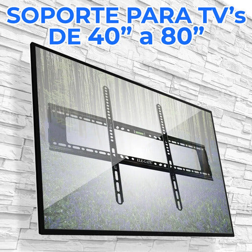 Soporte De Pared Con Extensión De 40 A 80 Pulgadas