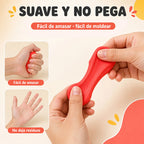 Kit De Plastilina Infantil Con Moldes De Frutas Y Verduras
