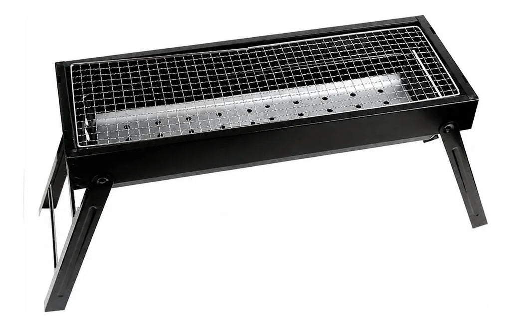 Parrilla de carbón portátil plegable de 60 cm para camping