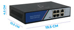 Switch PoE de 4 puertos PoE y 2 uplink 65 W