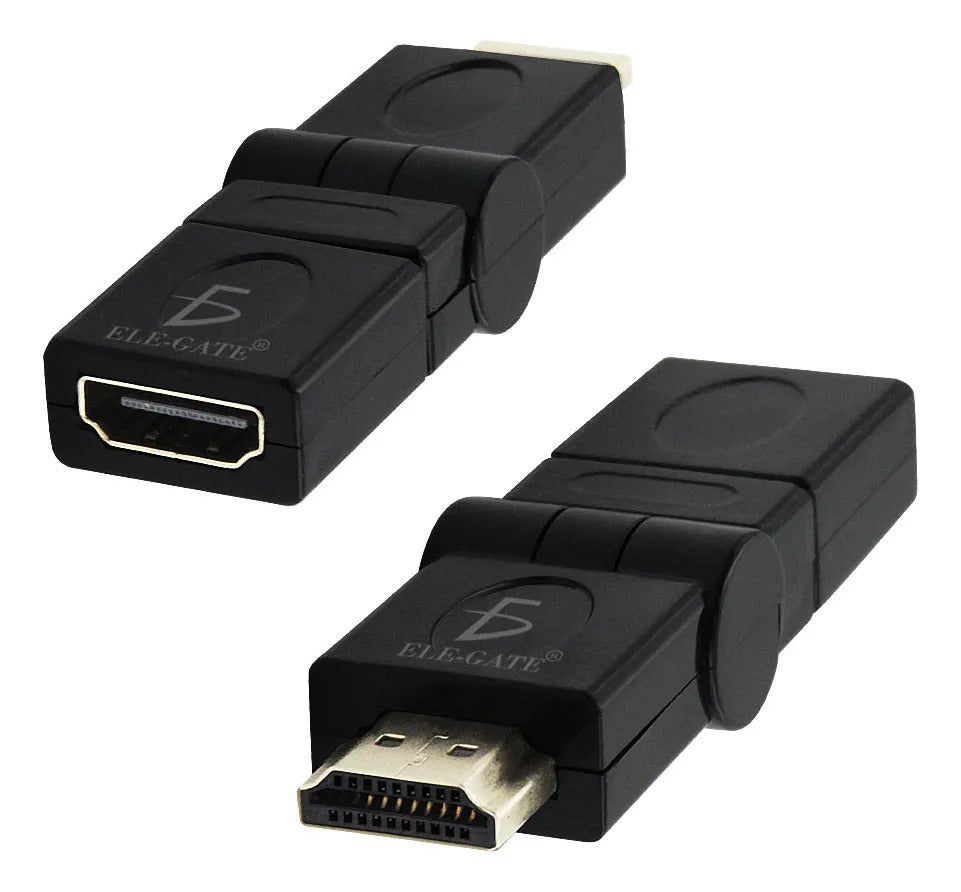 Cople Hdmi Hembra Macho Adaptador 270 Grados