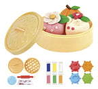 Set de plastilina infantil con moldes y vaporera de juguete