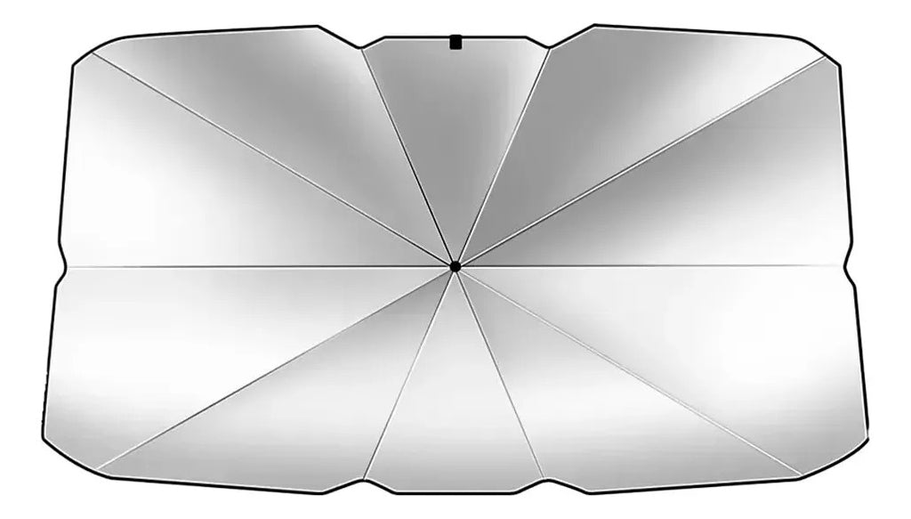 Para sol plegable grande para coche protege las vestiduras