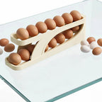 Dispensador De Huevos Rodante De 2 Niveles Para Refrigerador