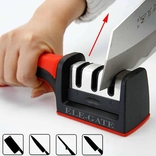 Afilador Profesional Para Cuchillos Con Piedra De Tungsteno