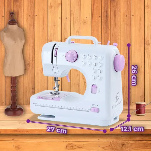 Máquina De Coser Multifuncional 12 Patrones